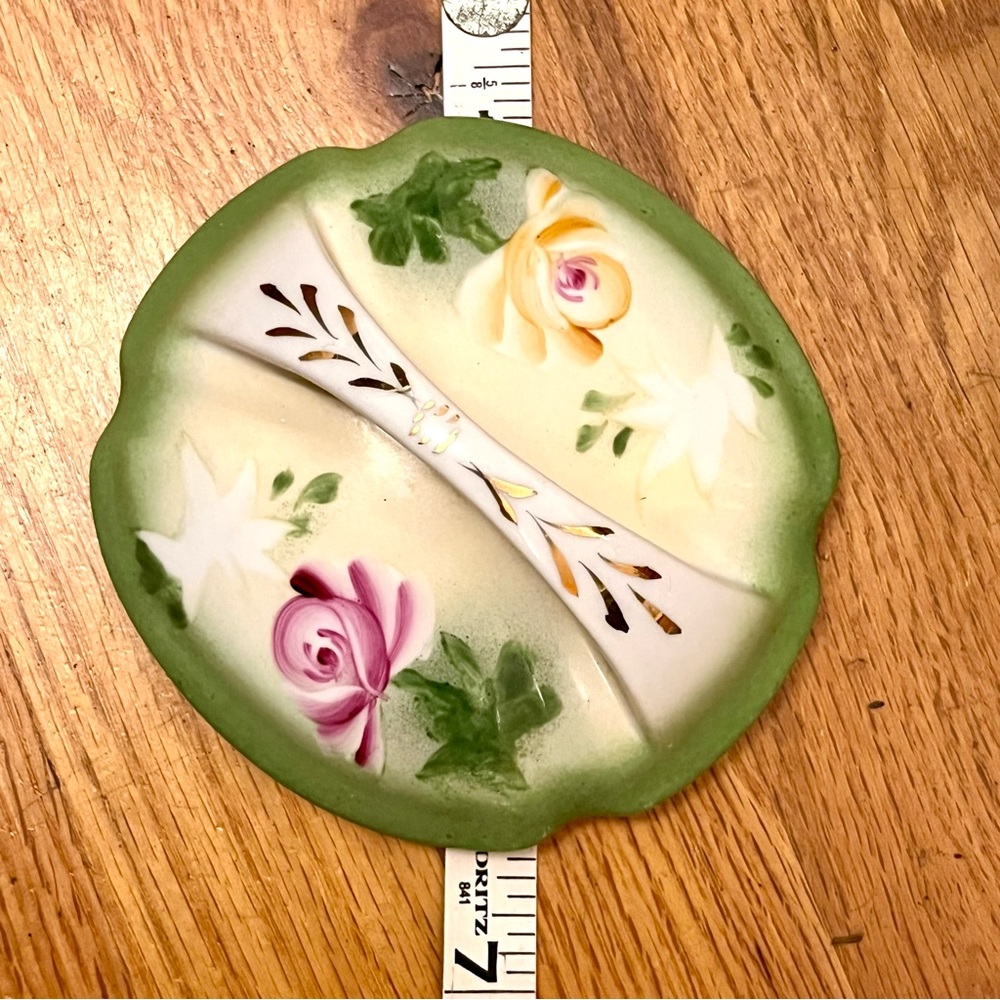 Vintage Limoges Hand Painted Floral China Lid Biscuit Cookie Jar Roses Canister - Picture 11 of 12